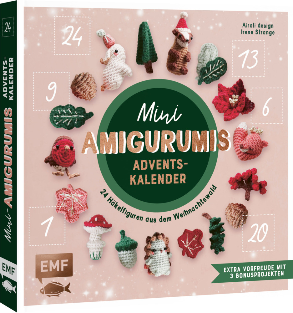 Mini-Amigurumis Adventskalender - Weihnachten im Wald main product photo