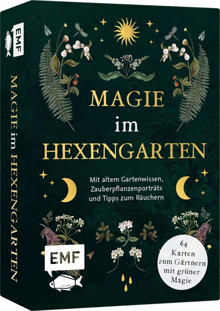 Kartenset: Magie im Hexengarten - 64 Karten zum Gärtnern mit grüner Magie main product photo