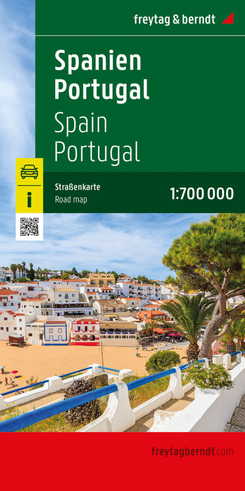 Spanien - Portugal, Straßenkarte 1:700.000, freytag & berndt main product photo