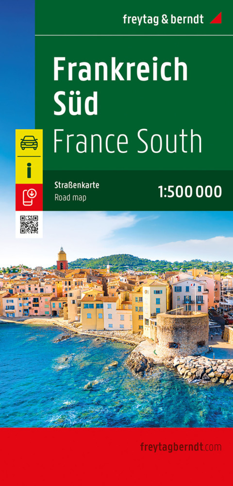 Frankreich Süd, Straßenkarte 1:500.000, freytag & berndt main product photo