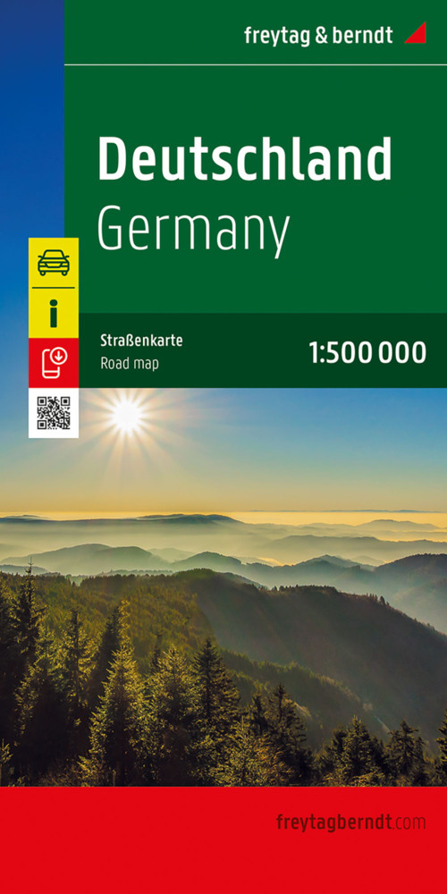 Deutschland, Straßenkarte 1:500.000, freytag & berndt main product photo