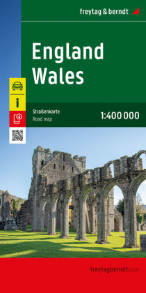 England - Wales, Straßenkarte 1:400.000, freytag & berndt