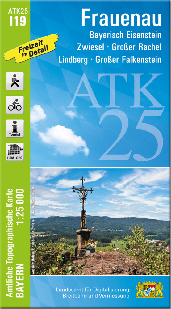 ATK25-I19 Frauenau (Amtliche Topographische Karte 1:25000) main product photo