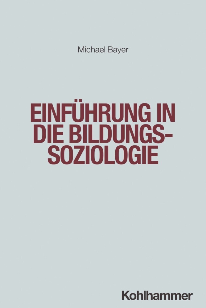 Einführung in die Bildungssoziologie main product photo