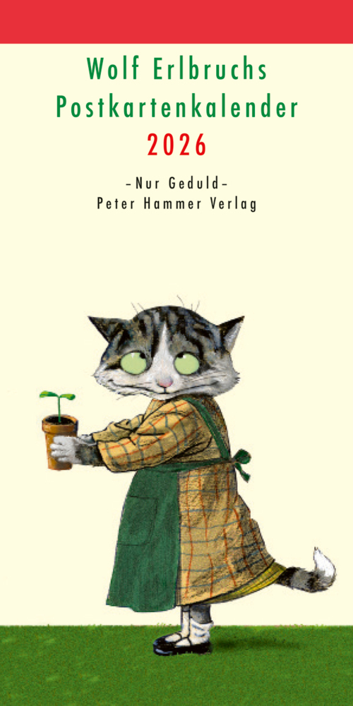 Wolf Erlbruchs Postkartenkalender 2026 main product photo