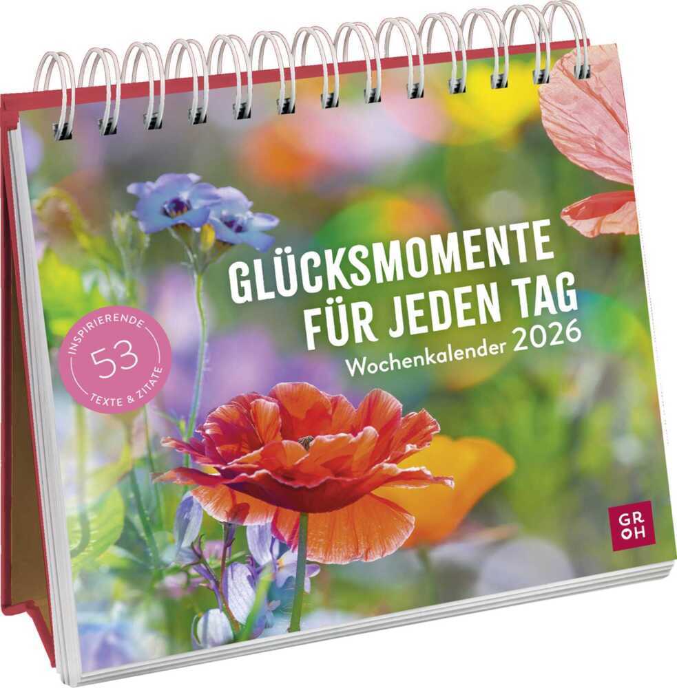 Wochenkalender 2026: Glücksmomente für jeden Tag main product photo