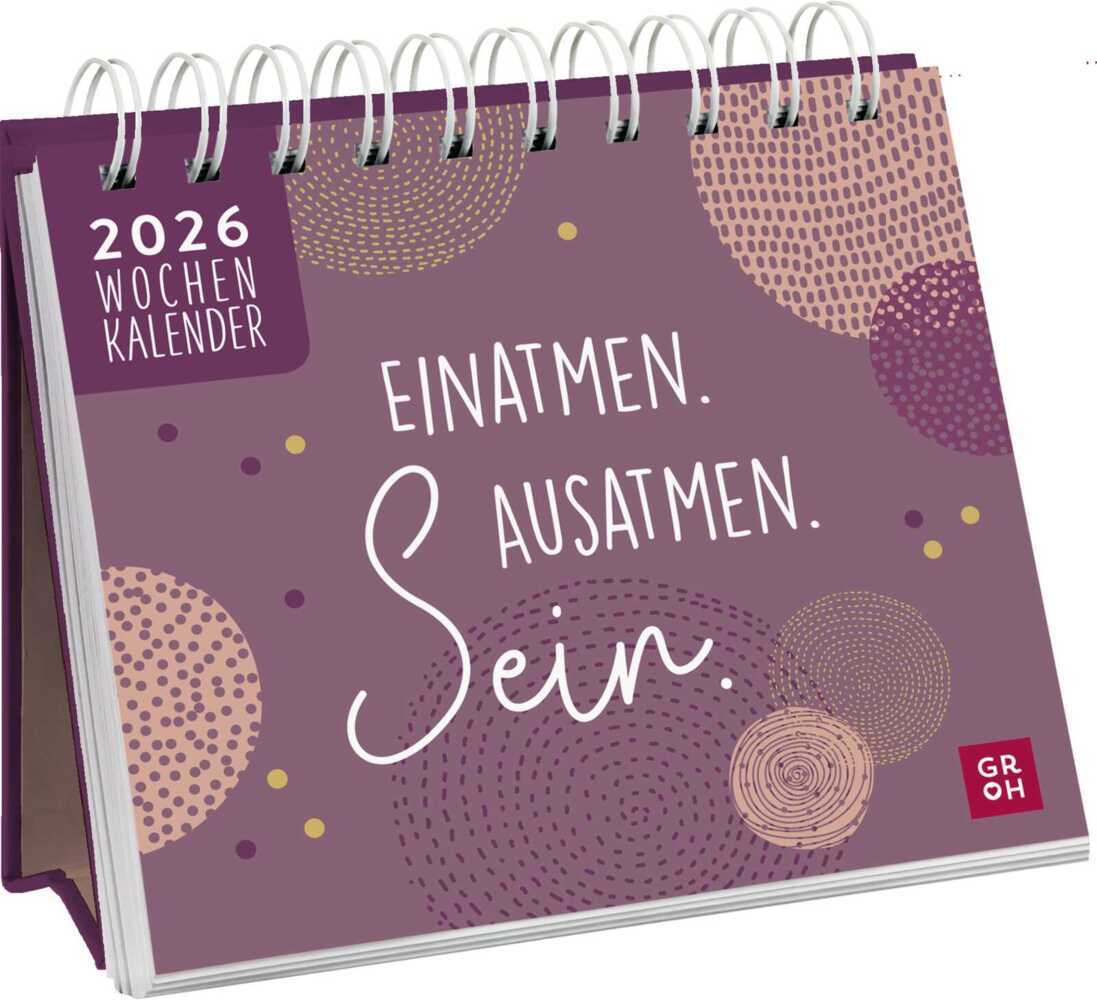 Mini-Wochenkalender 2026: Einatmen. Ausatmen. Sein. main product photo