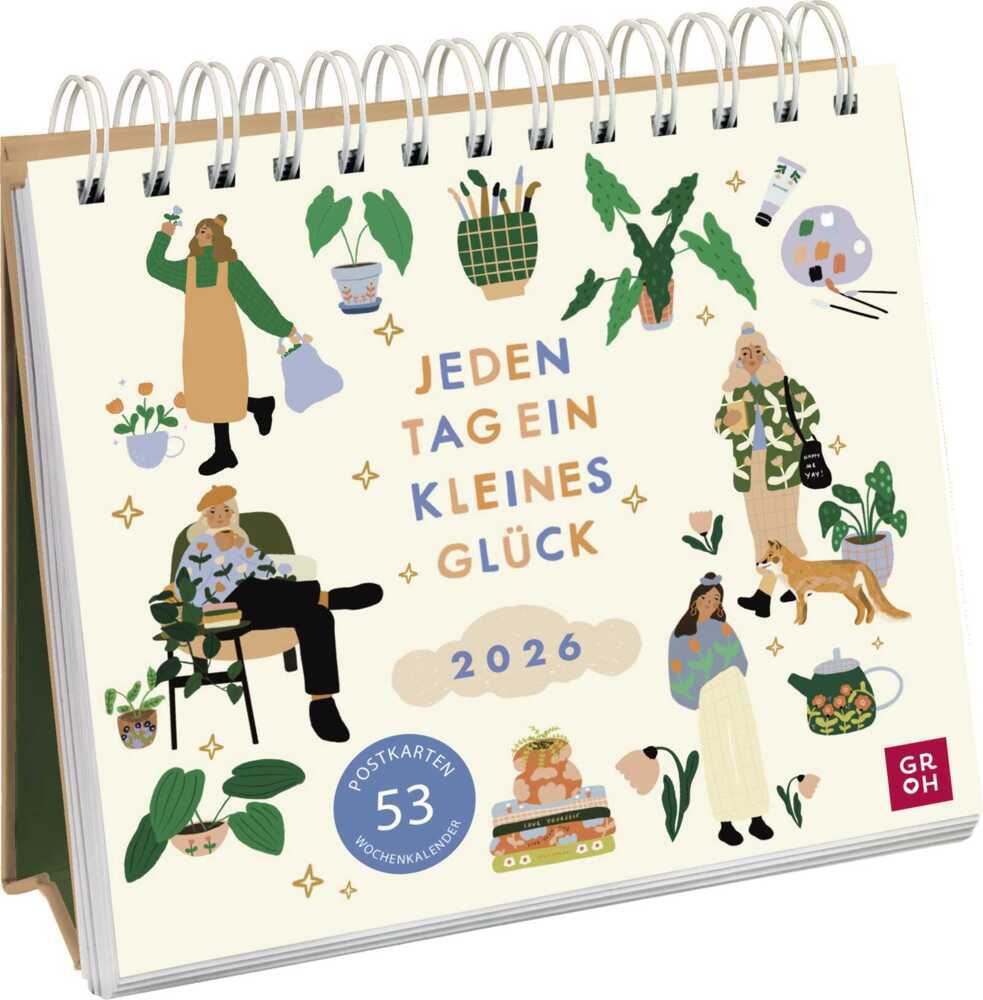 Postkartenkalender 2026: Jeden Tag ein kleines Glück main product photo