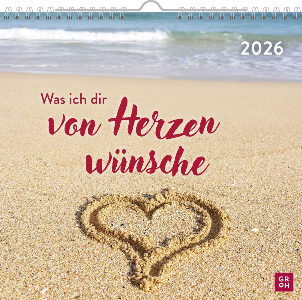 Wandkalender 2026: Was ich dir von Herzen wünsche main product photo