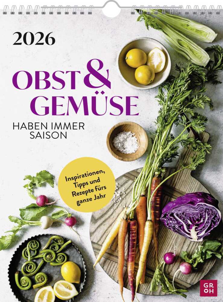 Wochenkalender 2026: Obst und Gemüse haben immer Saison main product photo