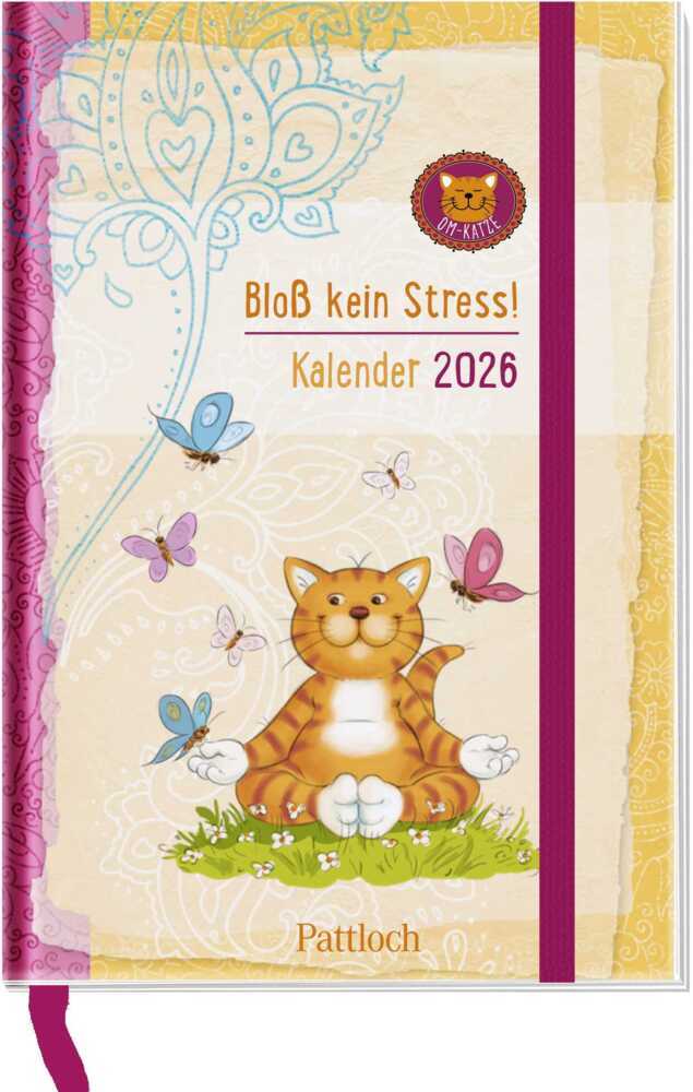 Taschenkalender 2026: Om-Katze: Bloß kein Stress! main product photo