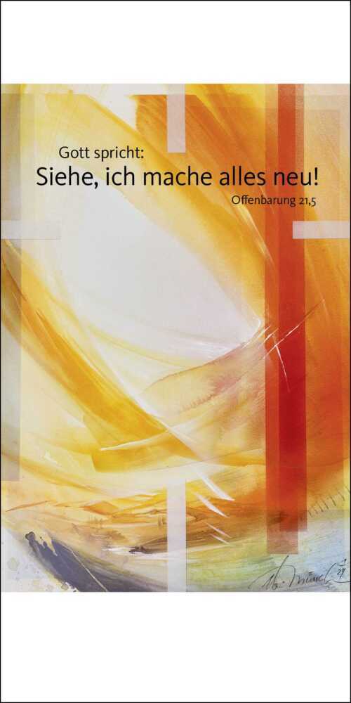 Jahreslosung Münch 2026, Faltkarte mit Betrachtung (10er-Set) main product photo