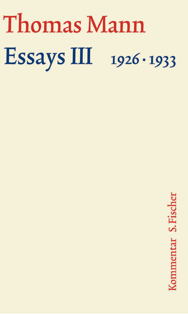 Essays III 1926-1933 main product photo