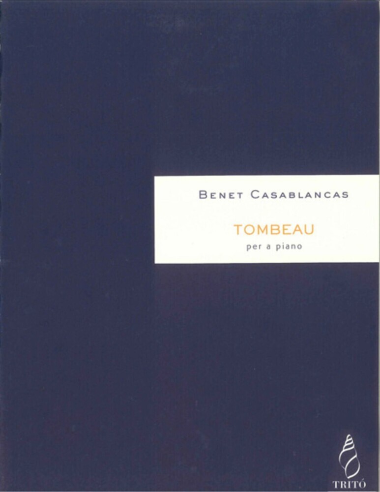 Tombeau, per a piano main product photo