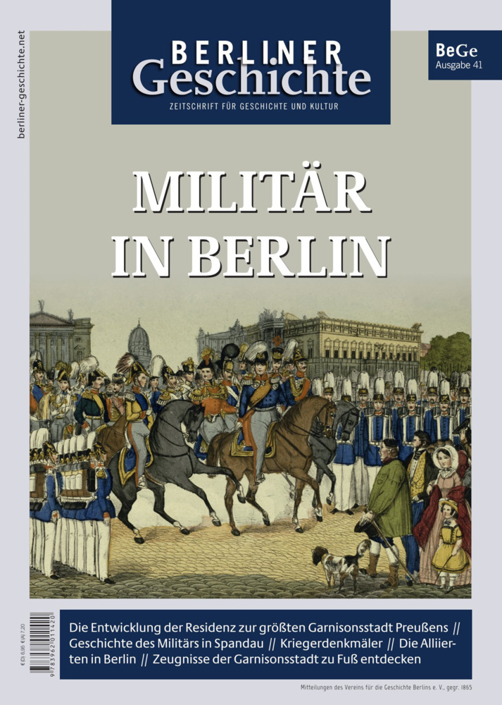 Berliner Geschichte - Zeitschrift für Geschichte und Kultur main product photo