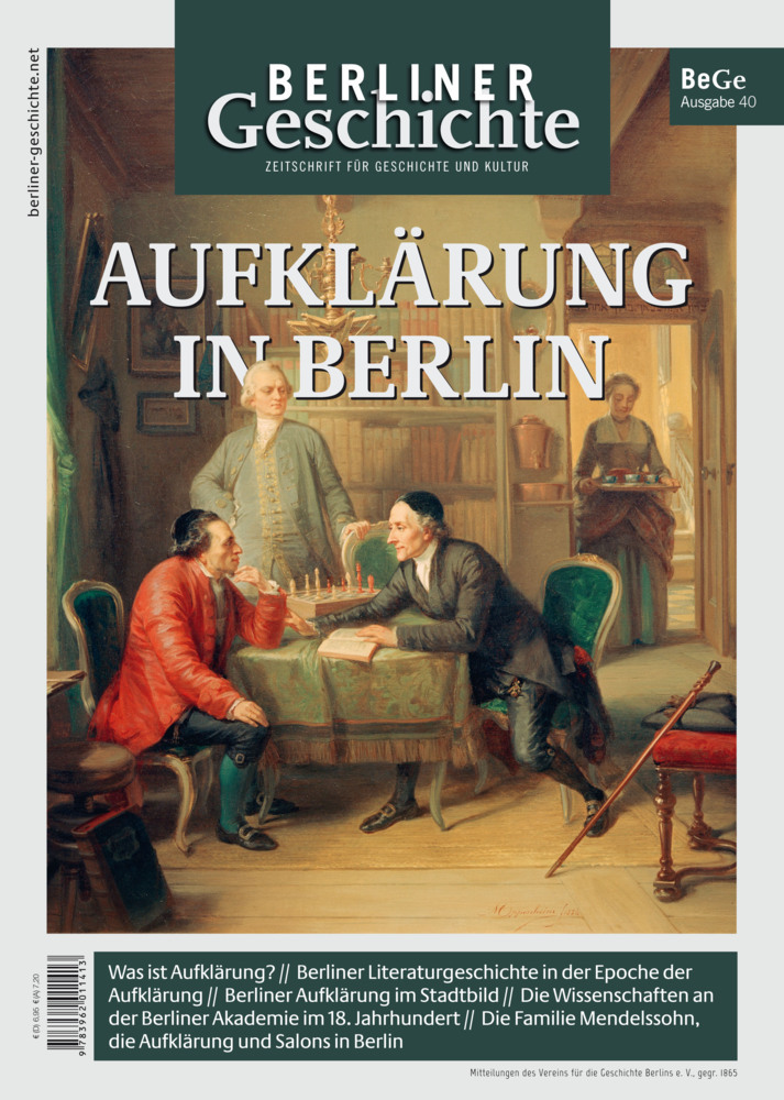 Berliner Geschichte - Zeitschrift für Geschichte und Kultur main product photo