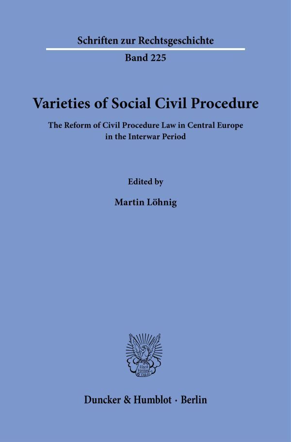 Varieties of Social Civil Procedure main product photo