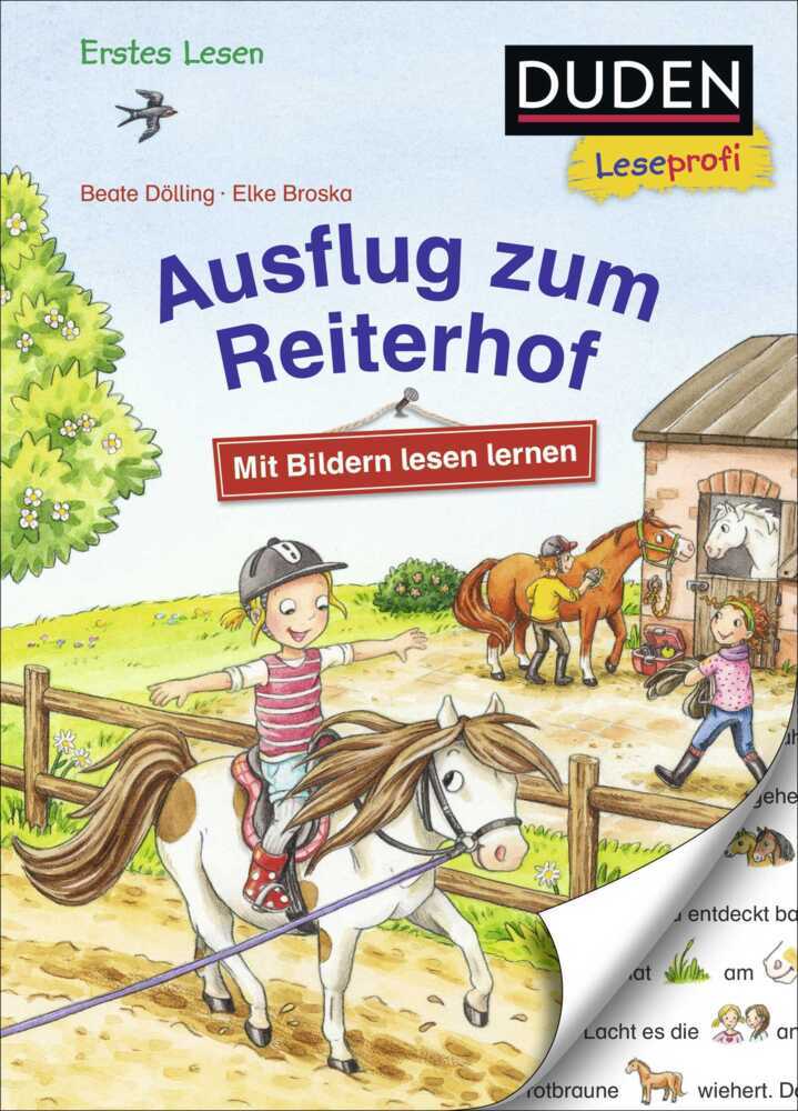 Duden Leseprofi - Mit Bildern lesen lernen: Ausflug zum Reiterhof, Erstes Lesen main product photo