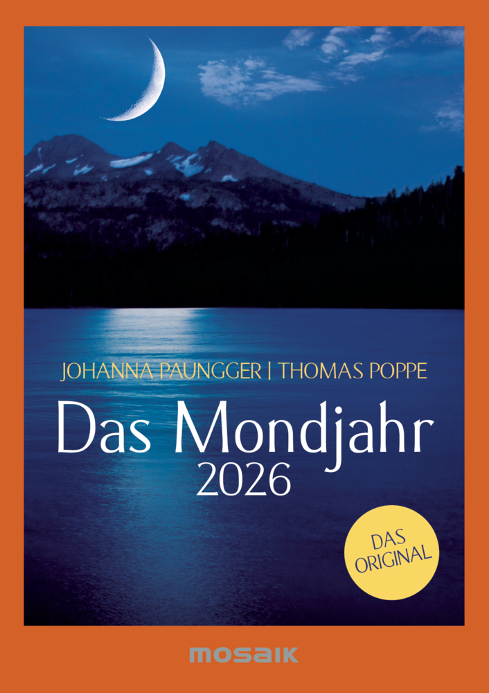 Das Mondjahr 2026 - s/w Taschenkalender main product photo
