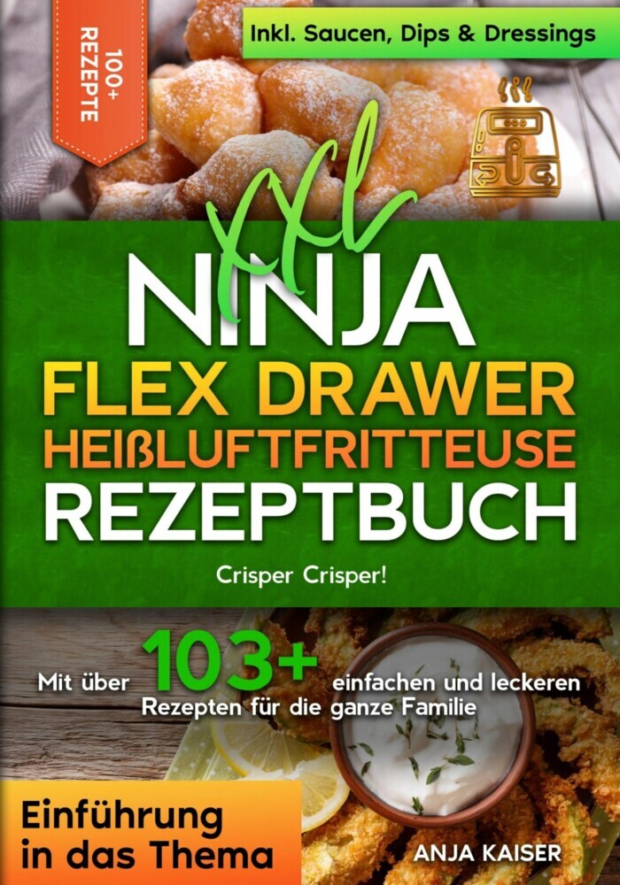 XXL Ninja Flex Drawer Heißluftfritteuse Rezeptbuch main product photo