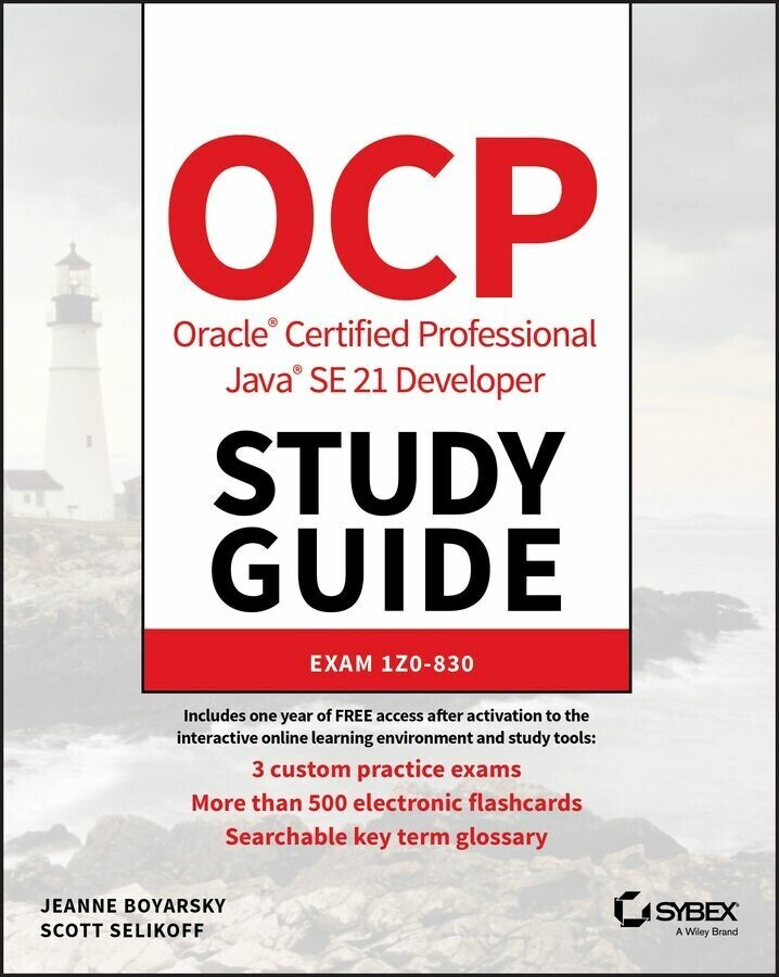 OCP Oracle Certified Professional Java SE 21 Developer Study Guide main product photo