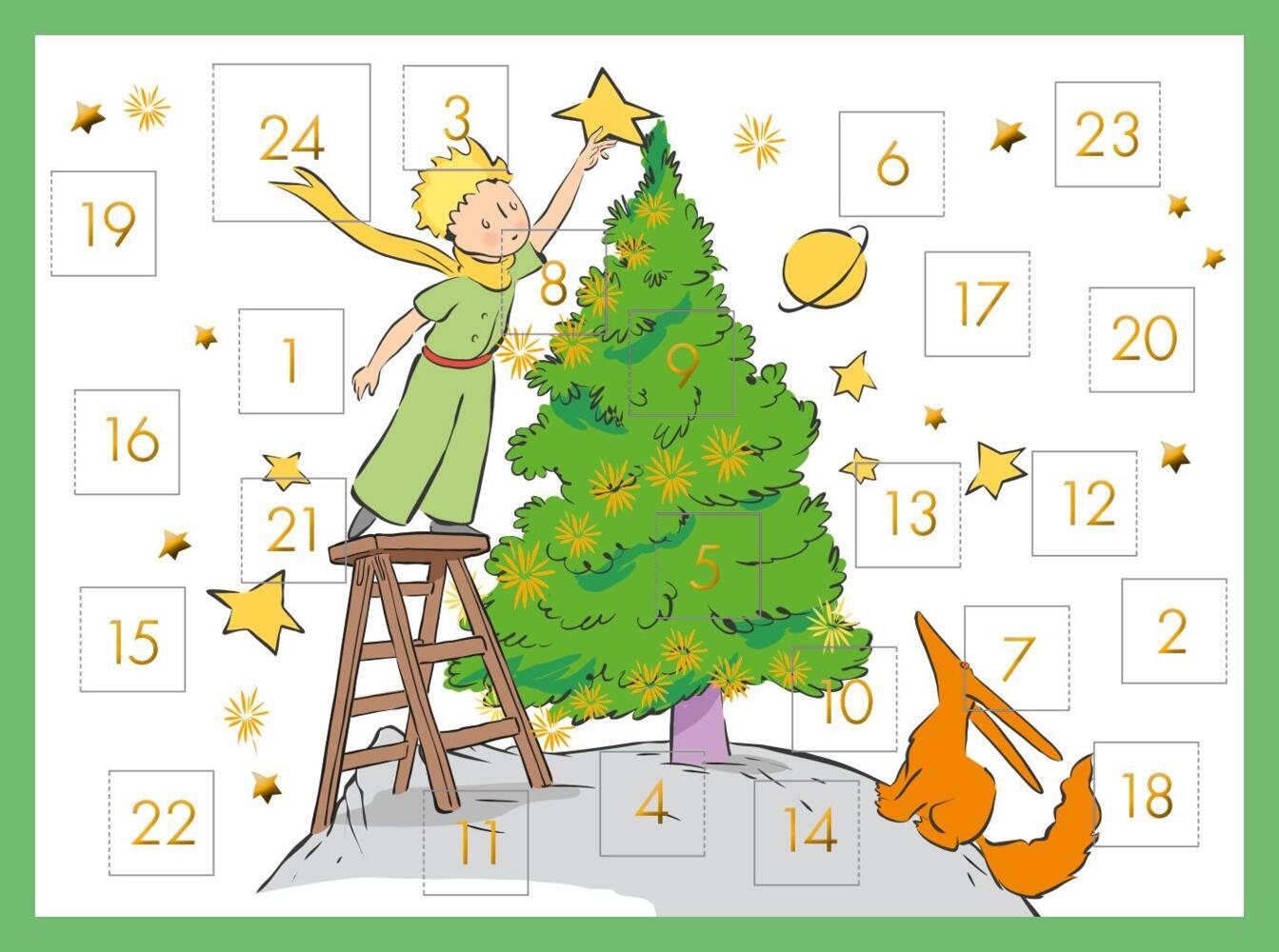 Mini-Adventskalender mit Umschlag Der Kleine Prinz - WWS main product photo