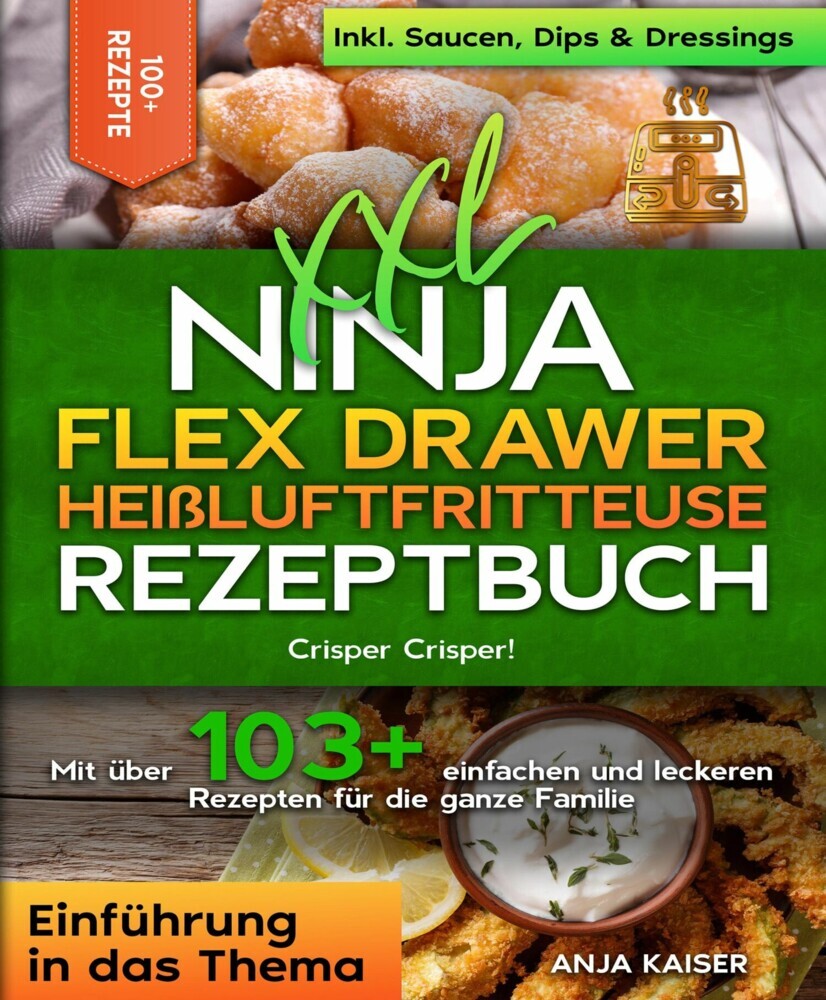 XXL Ninja Flex Drawer Heißluftfritteuse Rezeptbuch main product photo