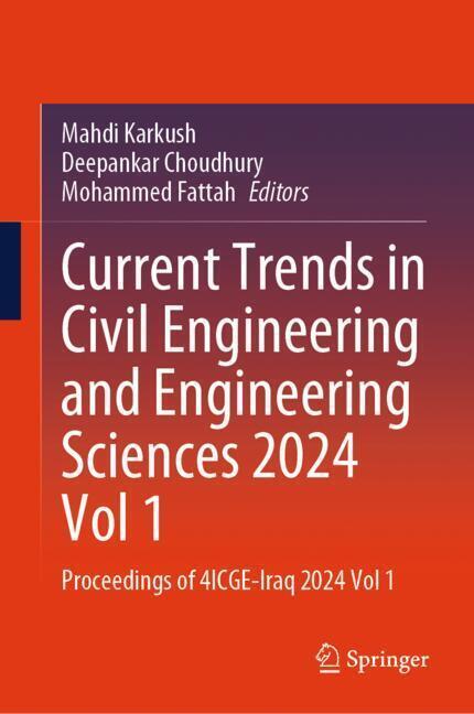 Current Trends in Civil Engineering and Engineering Sciences 2024, Vol 1 main product photo