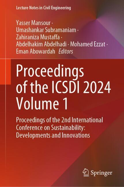 Proceedings of the ICSDI 2024 Volume 1 main product photo