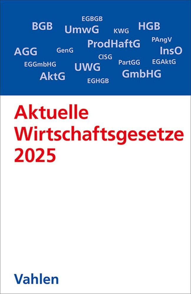 Aktuelle Wirtschaftsgesetze 2025 main product photo