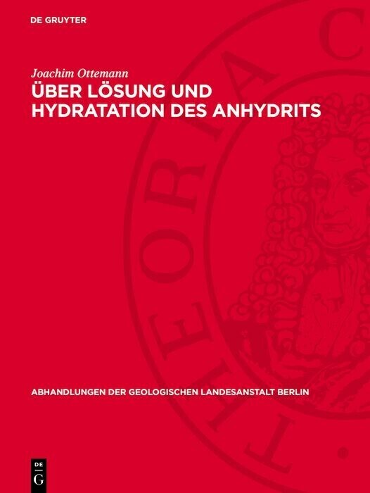 Über Lösung und Hydratation des Anhydrits main product photo