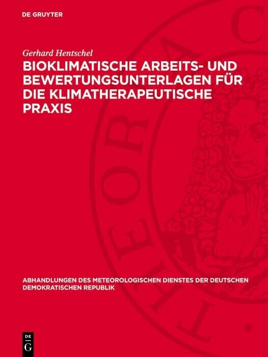 Bioklimatische Arbeits- und Bewertungsunterlagen für die klimatherapeutische Praxis main product photo