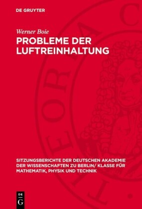 Probleme der Luftreinhaltung