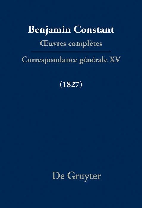 Correspondance générale 1827 main product photo