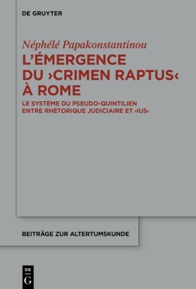 L'émergence du 'crimen raptus' à Rome