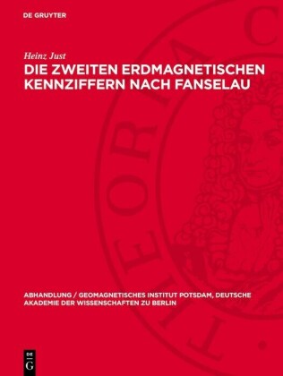 Die zweiten erdmagnetischen Kennziffern nach Fanselau