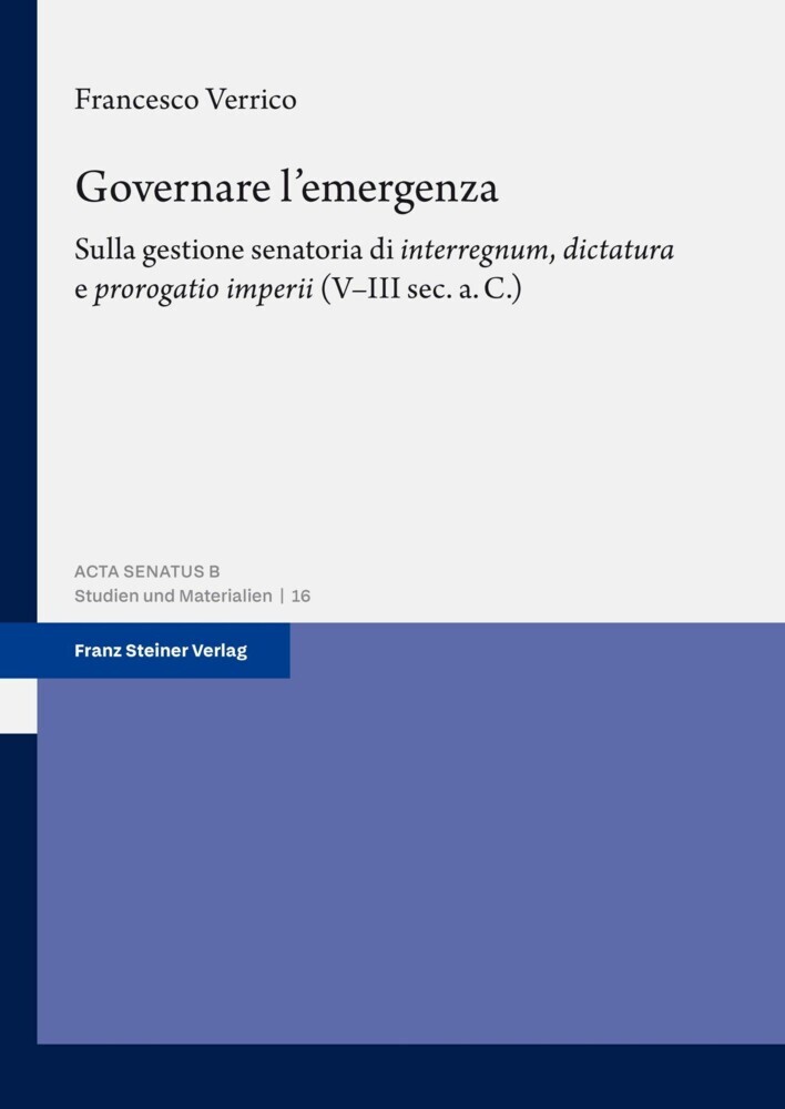 Governare l'emergenza main product photo
