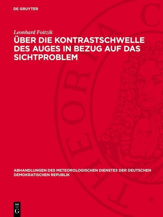 Über die Kontrastschwelle des Auges in Bezug auf das Sichtproblem main product photo