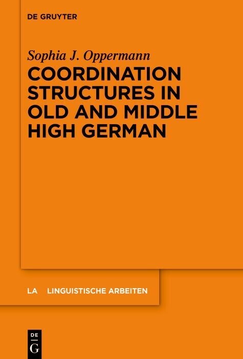 Coordination Structures in Old and Middle High German main product photo