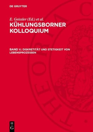 Diskretität und Stetigkeit von Lebensprozessen