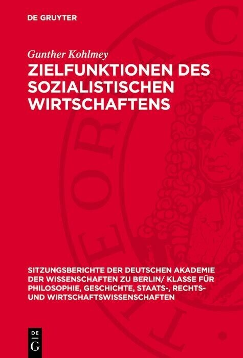 Zielfunktionen des sozialistischen Wirtschaftens main product photo