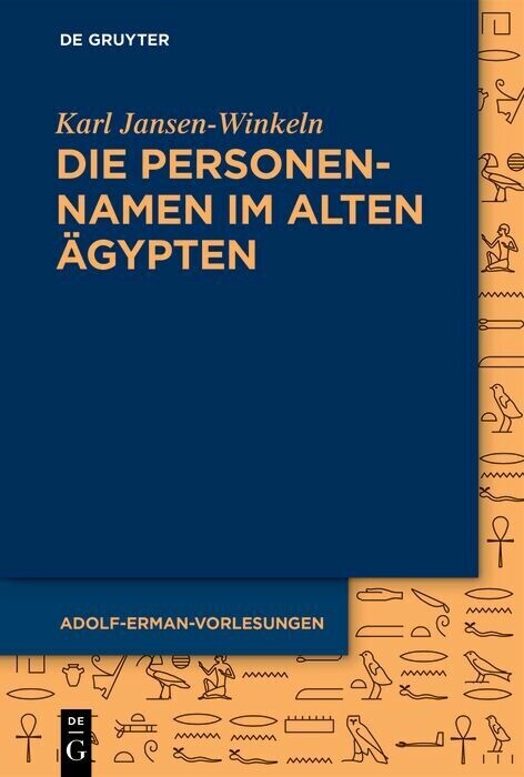 Die Personennamen im Alten Ägypten main product photo