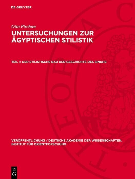 Der stilistische Bau der Geschichte des Sinuhe main product photo