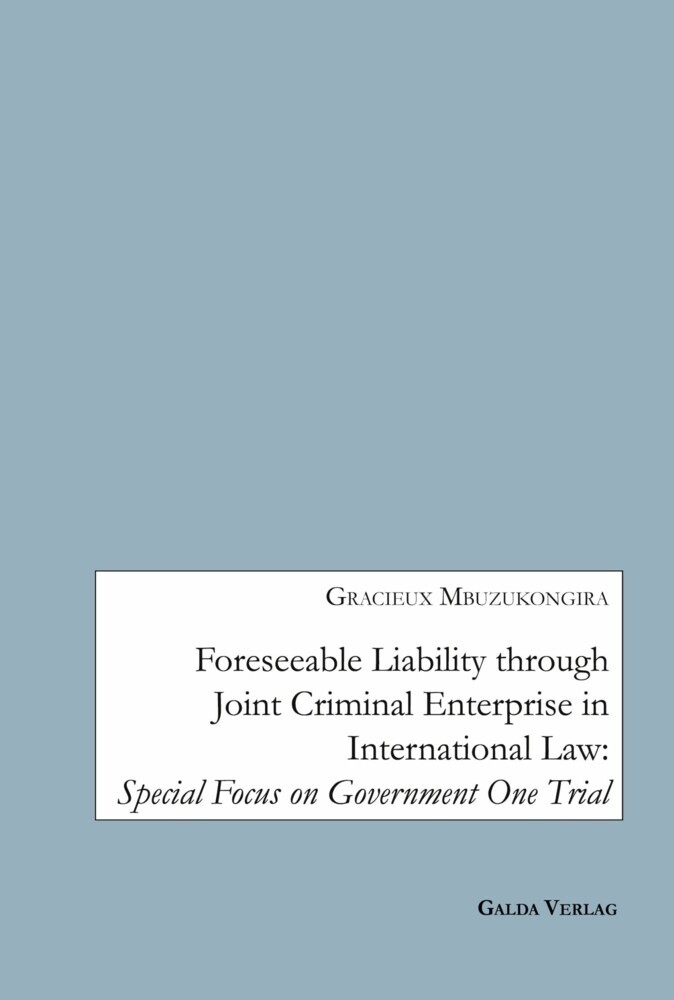 Foreseeable Liability through Joint Criminal Enterprise in International Law main product photo