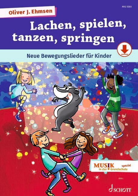 Lachen, spielen, tanzen, springen main product photo