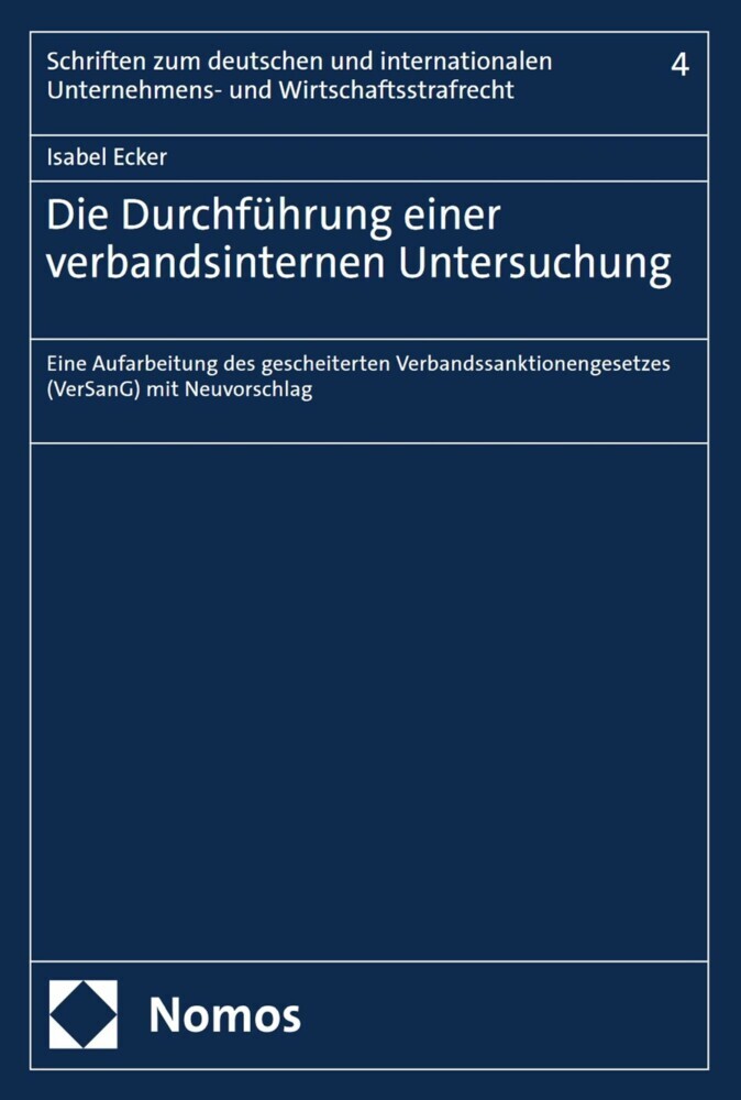 Die Durchführung einer verbandsinternen Untersuchung main product photo