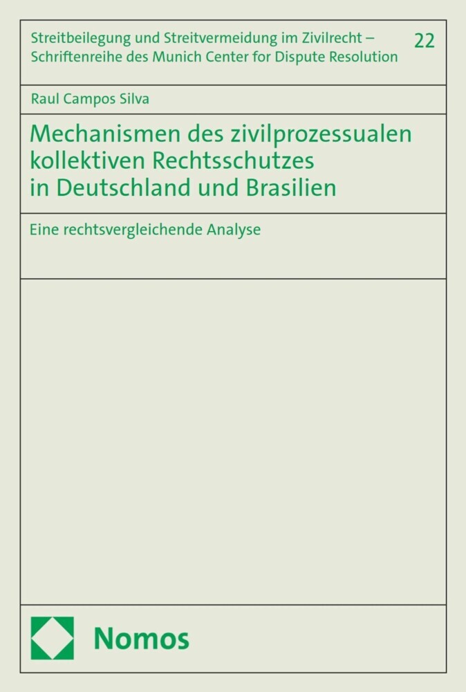 Mechanismen des zivilprozessualen kollektiven Rechtsschutzes in Deutschland und Brasilien main product photo