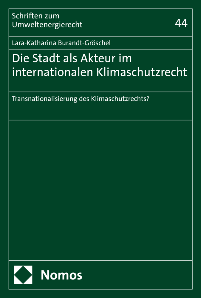 Die Stadt als Akteur im internationalen Klimaschutzrecht main product photo