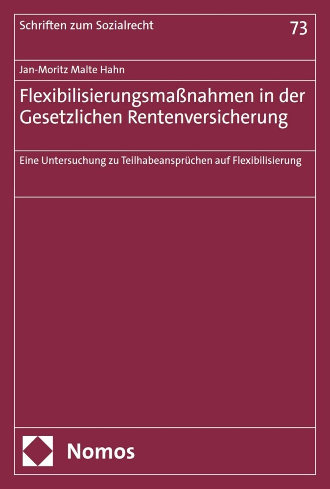 Flexibilisierungsmaßnahmen in der Gesetzlichen Rentenversicherung main product photo