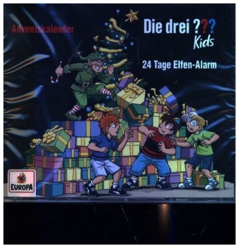Die drei ??? Kids - Adventskalender - 24 Tage Elfen Alarm, 3 Audio-CD